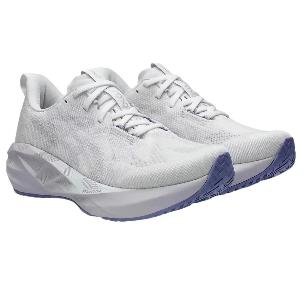 Asics Novablast 5 Women's Size 9 White / Lilac Hint 1012B765-103  Running Shoes